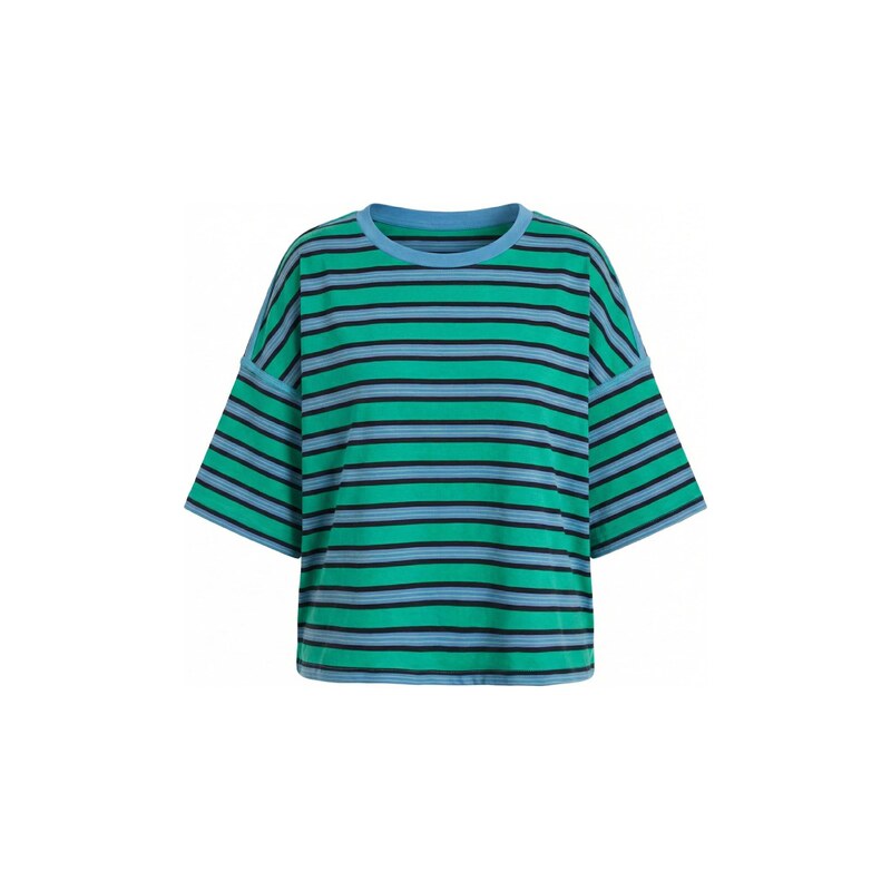 Imily Bela Tričko T-Shirts modrá / zelená