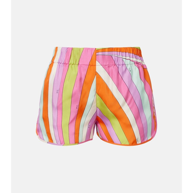 Pucci Iride silk twill shorts