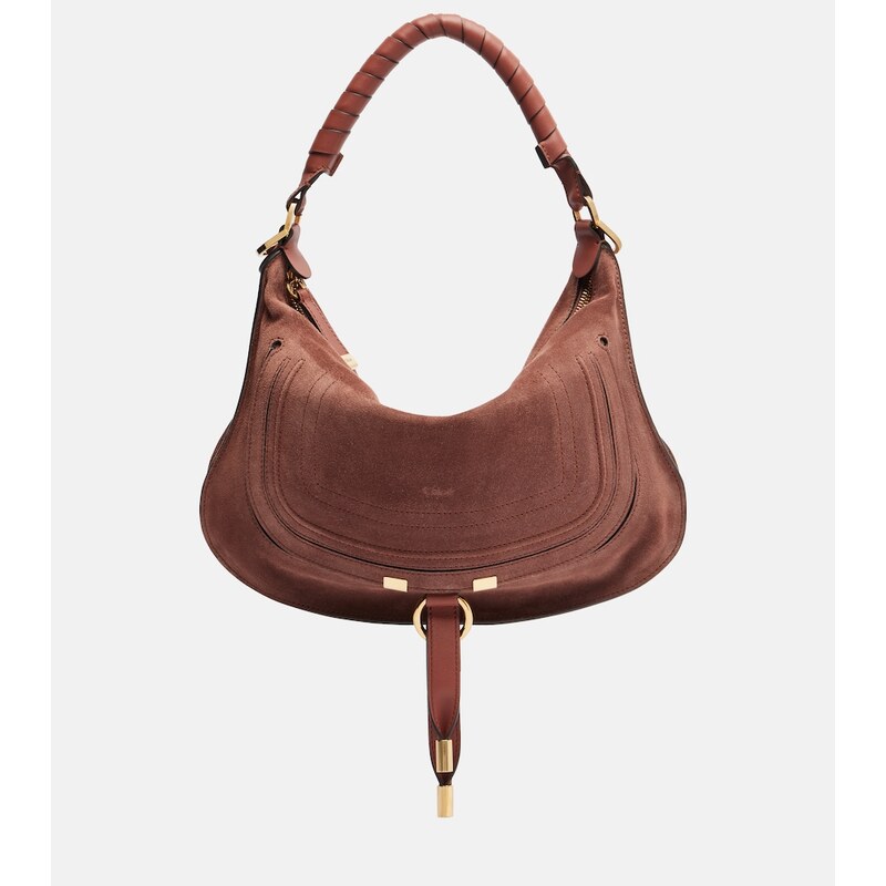 Chloe ChloÃ Marcie Small suede shoulder bag