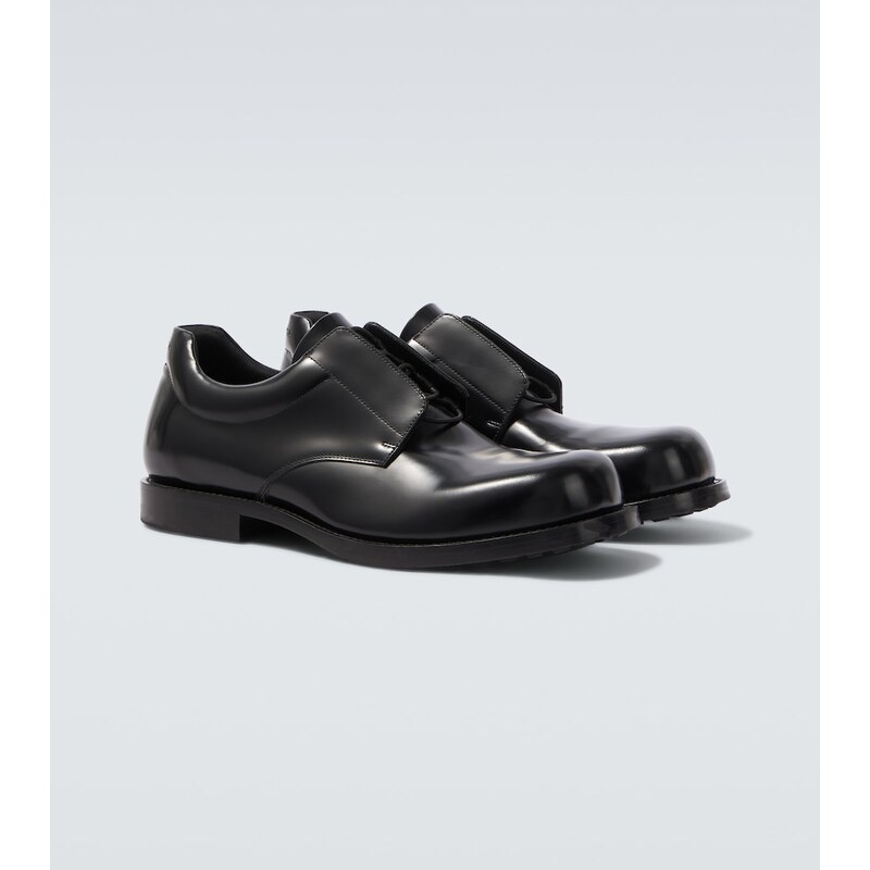 Balenciaga Brushed leather Derby shoes
