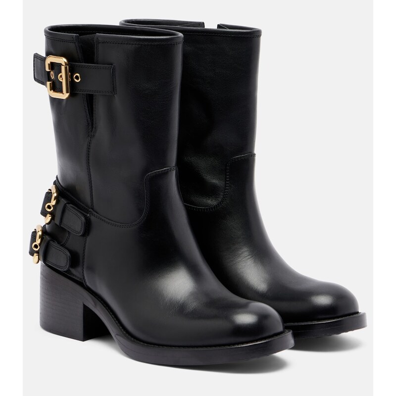 Chloe ChloÃ Dakota leather biker boots