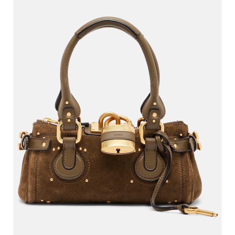Chloe ChloÃ Paddington Small suede shoulder bag