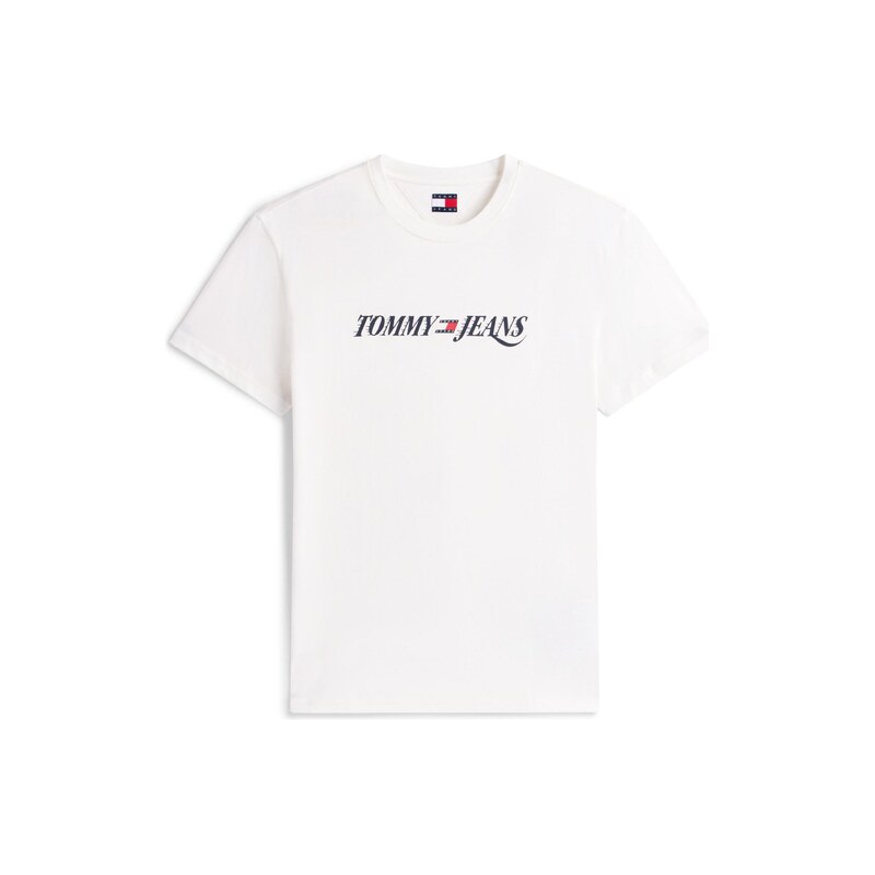 Tommy Jeans Tričko VINTAGE námořnická modř / jasně červená /