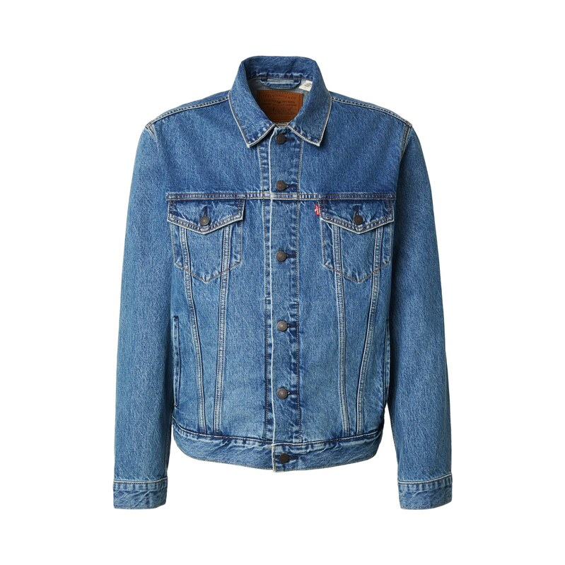 LEVIS  Přechodná bunda The Trucker modrá džínovina