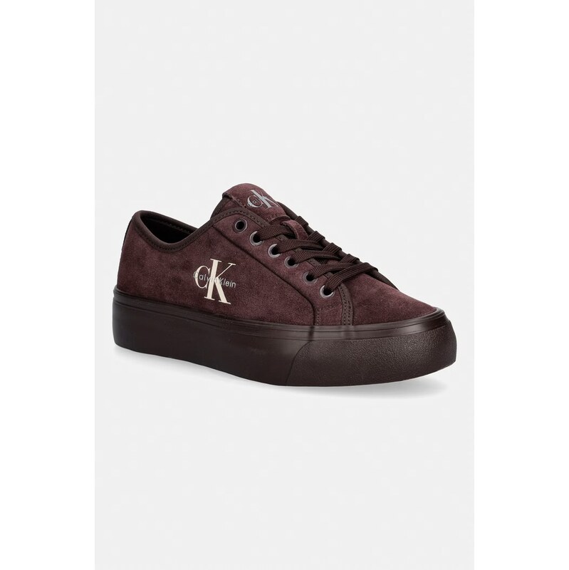 Calvin Klein VULC FLATF LACEUP SUEDE sneakers boty dámské