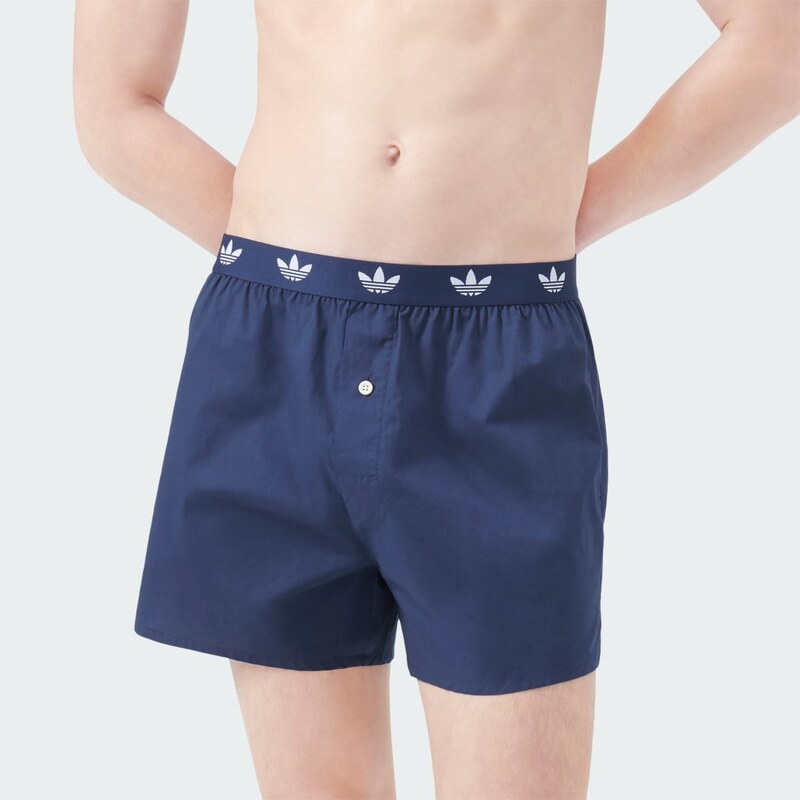 Adidas Boxerky Comfort Core Cotton Icon Woven Waistband