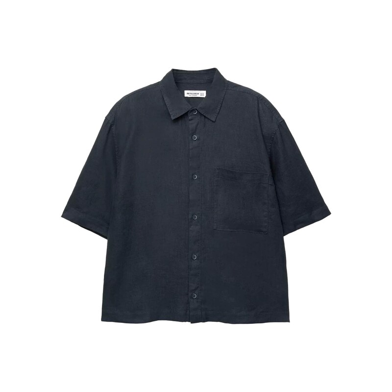 Pull&Bear Košile námořnická modř
