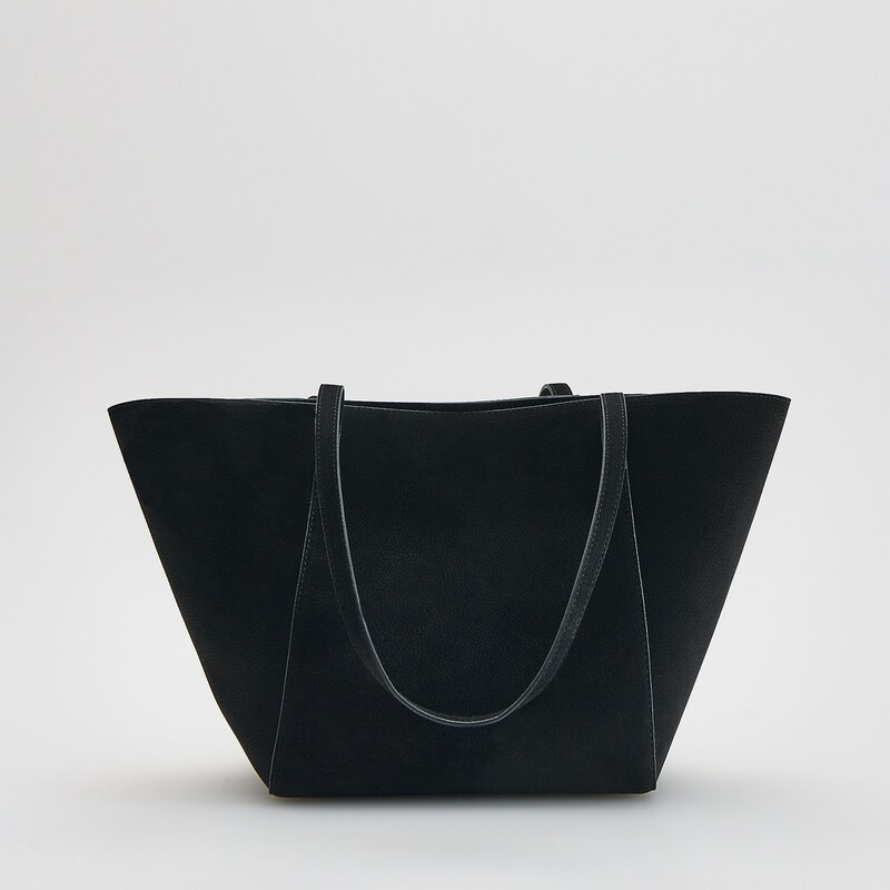 Reserved - Kabelka shopper - černý