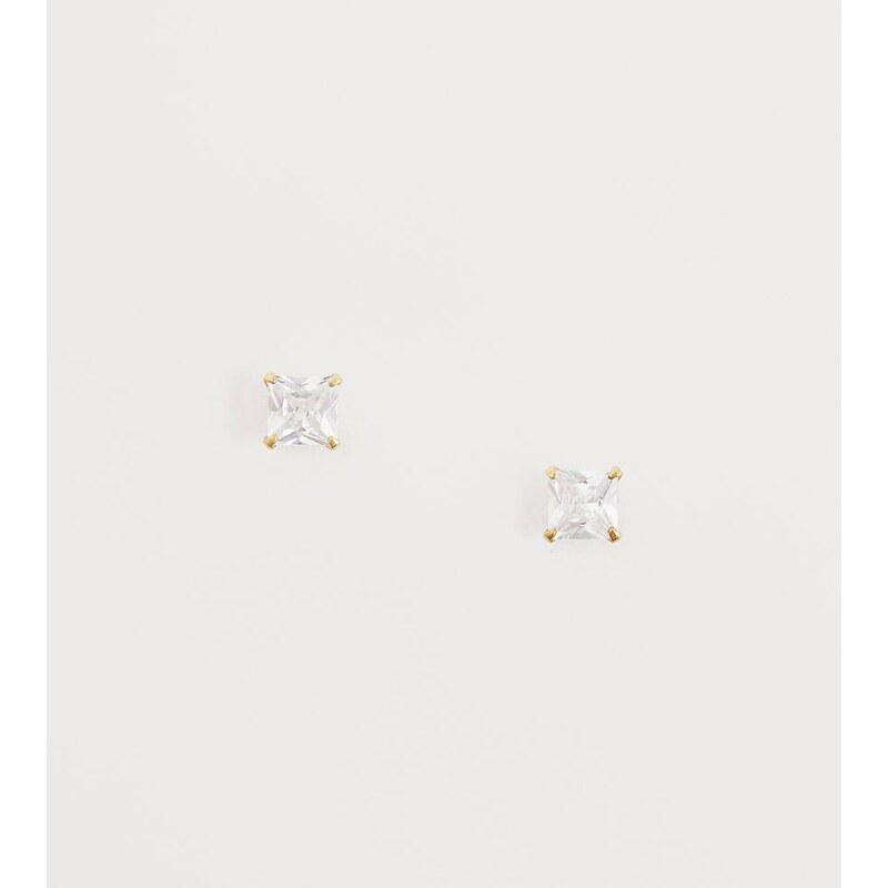 Kingsley Ryan gold plated 4mm square stud