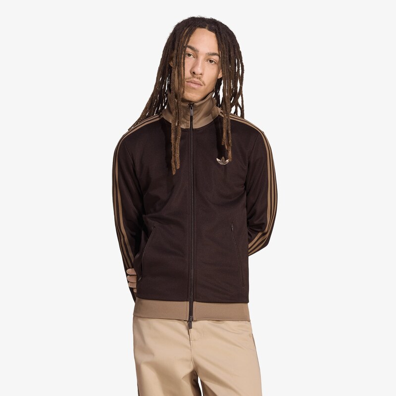 adidas Originals Mikina adidas Classic Track Top Aurora Coffee