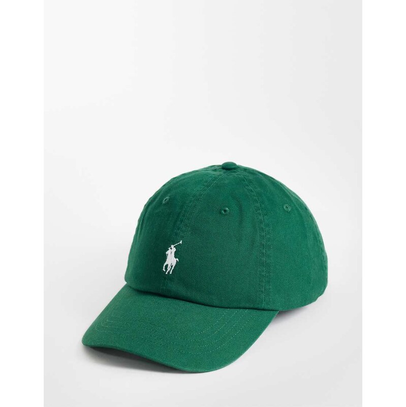 Polo Ralph Lauren icon logo twill baseball cap in dark green