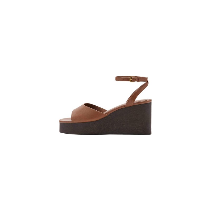 MANGO Sandály RENO hnědá