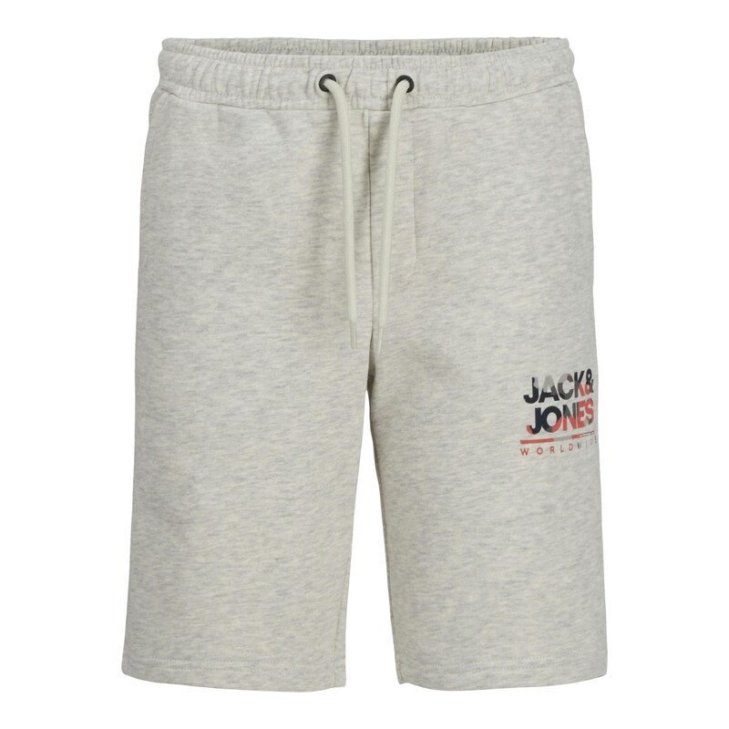 Jack & Jones Junior Kalhoty Luke šedý melír
