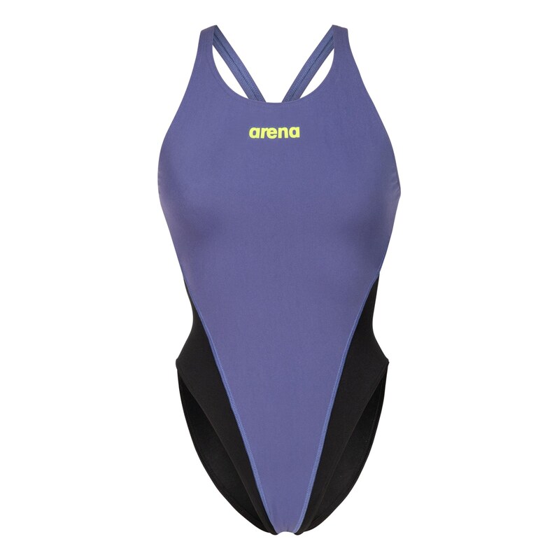 ARENA Plavky SWIM TECH SOLID fialová / černá
