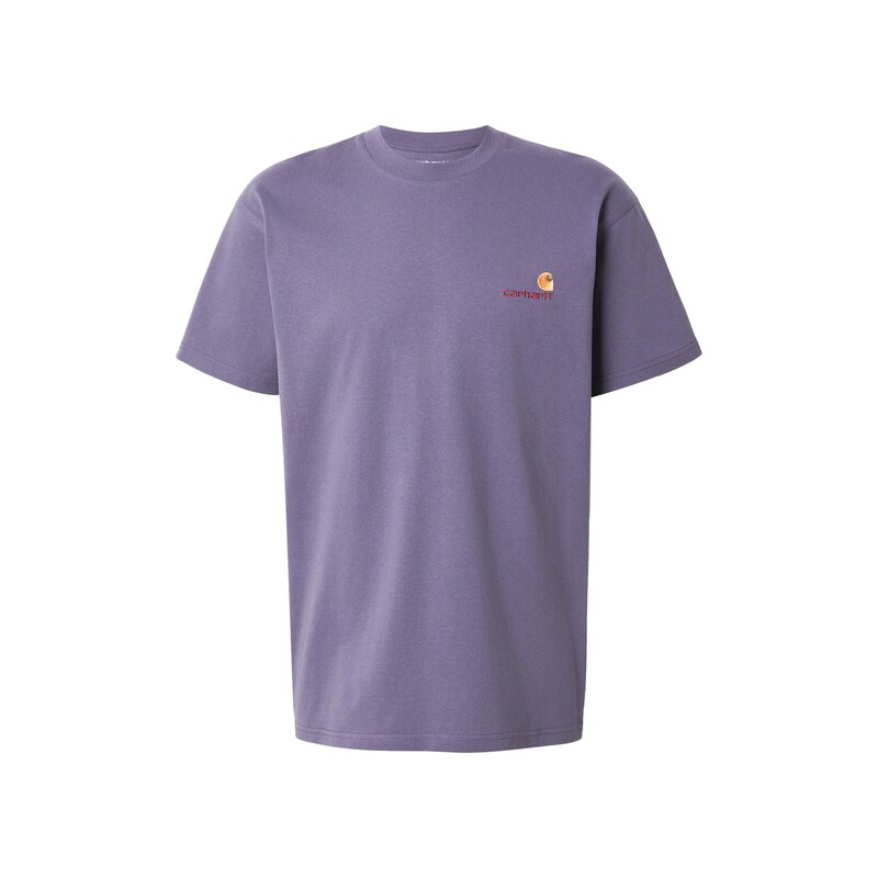 Carhartt WIP Tričko American Script fialkově modrá