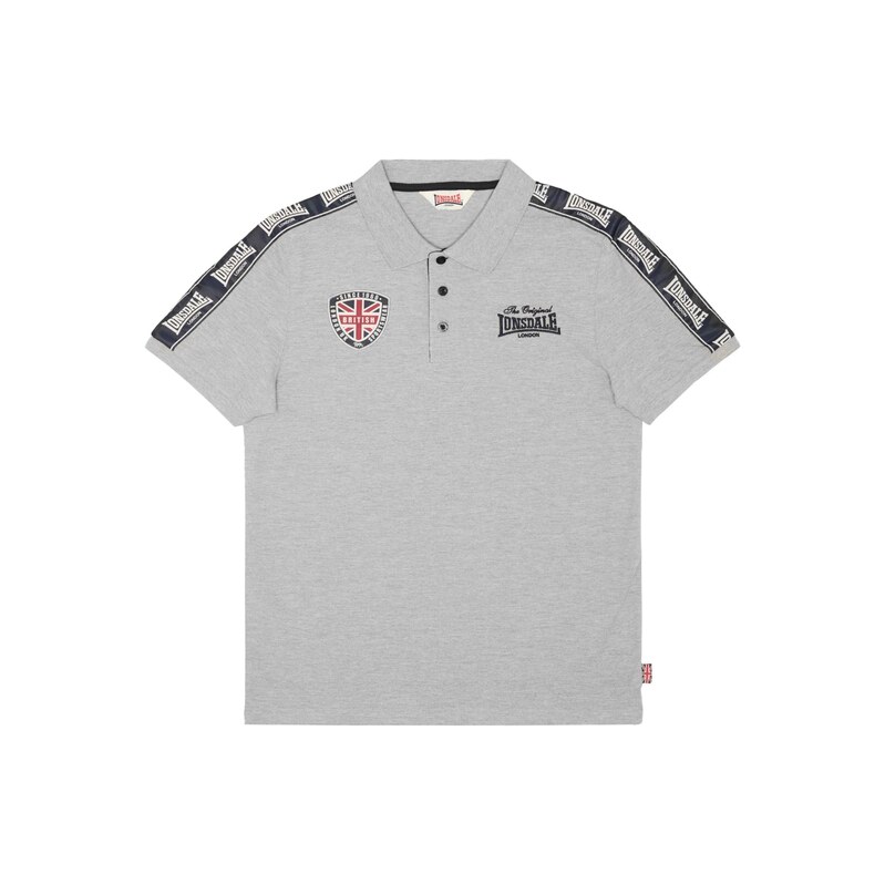 LONSDALE Tričko Pelton šedá