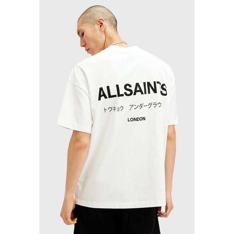 AllSaints oversize tričko pánské bavlněné