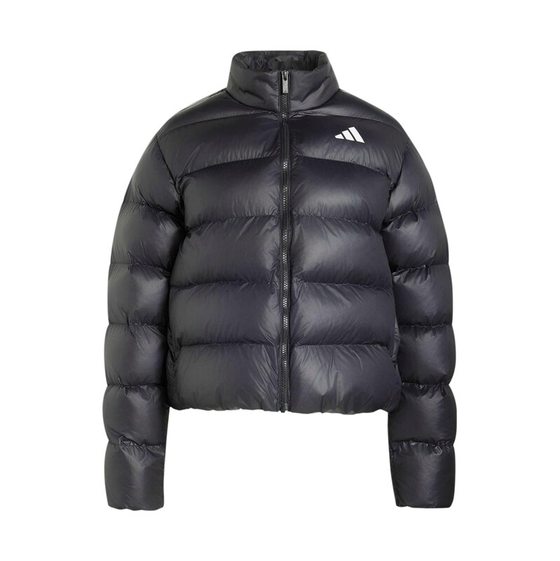 ADIDAS SPORTSWEAR Sportovní bunda ESS černá / bílá