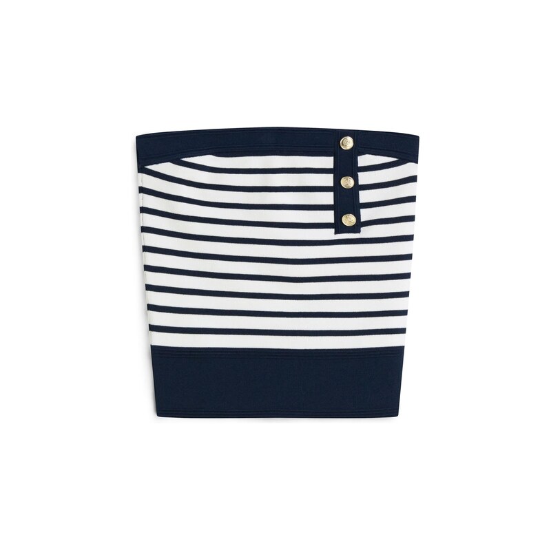 Tommy Jeans Kardigany tmavě modrá / bílá