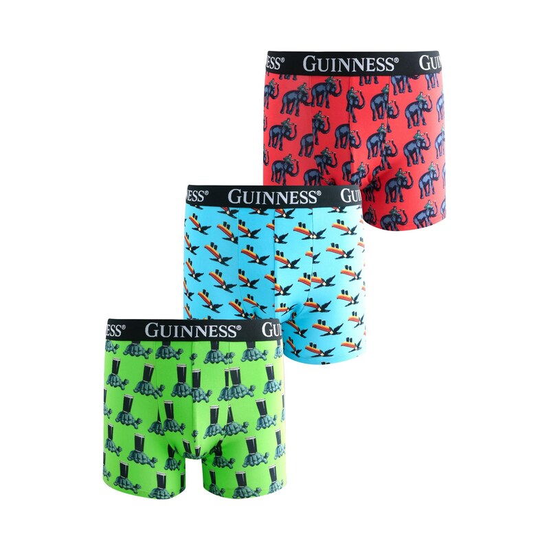 Next Boxerky modrá / zelená / červená / černá