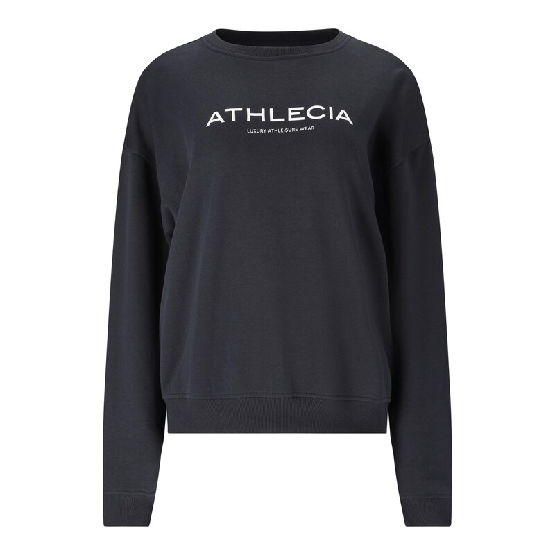 Athlecia Sportovní mikina Atkins tmavě modrá / bílá