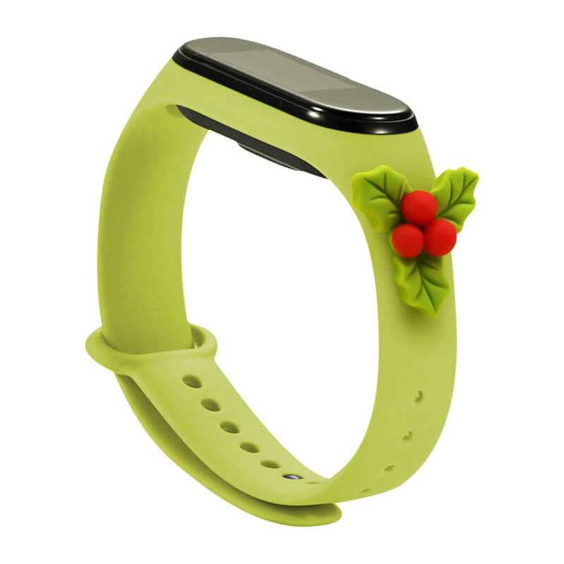 Hurtel Vánoční silikonový řemínek pro Xiaomi Mi Band 5 / 6 s