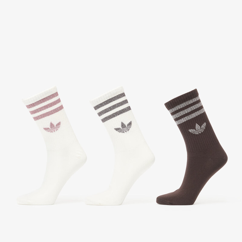 adidas Originals Ponožky adidas 3 Stripes Glitter Crew Socks 3