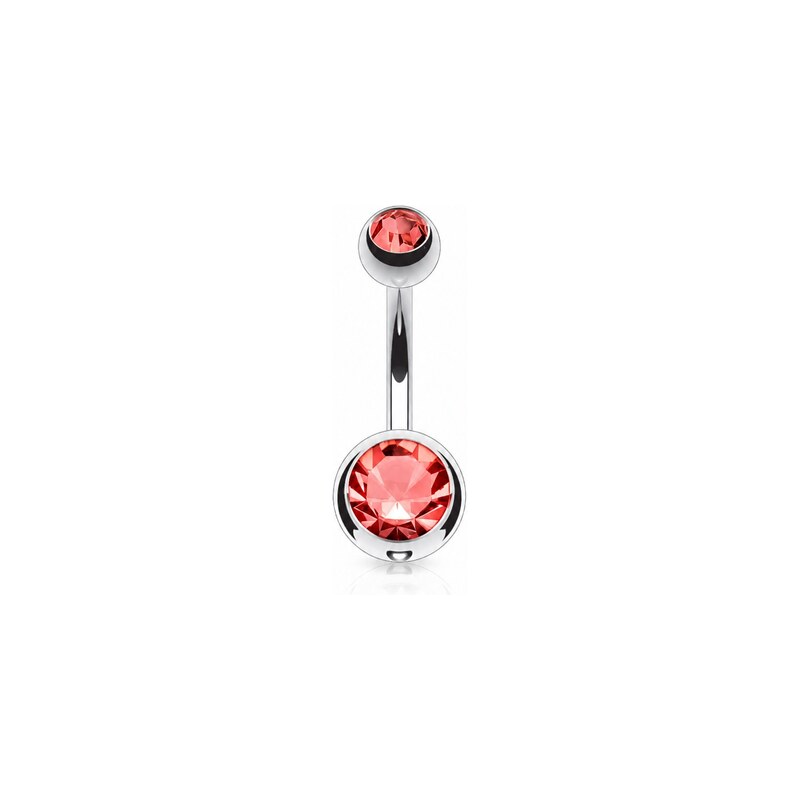 Atreya Titanový piercing do pupíku s barevnými zirkony Merey