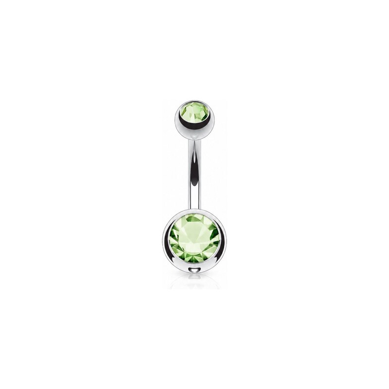 Atreya Titanový piercing do pupíku s barevnými zirkony Merey