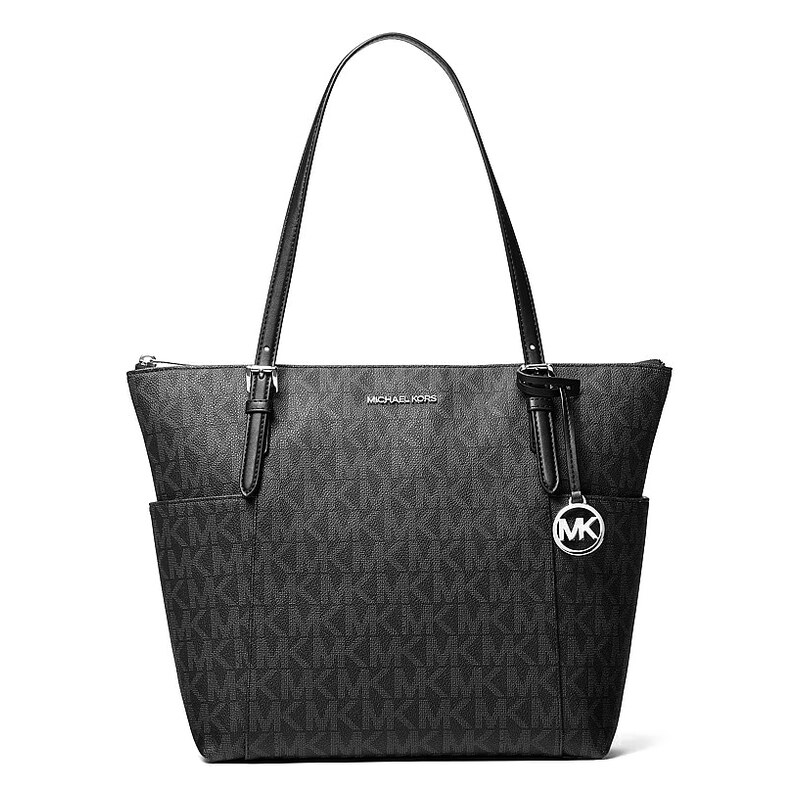 Kabelka Michael Kors jet set medium logo černá