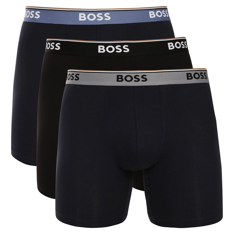 3PACK pánské boxerky BOSS černé (50538142 977)