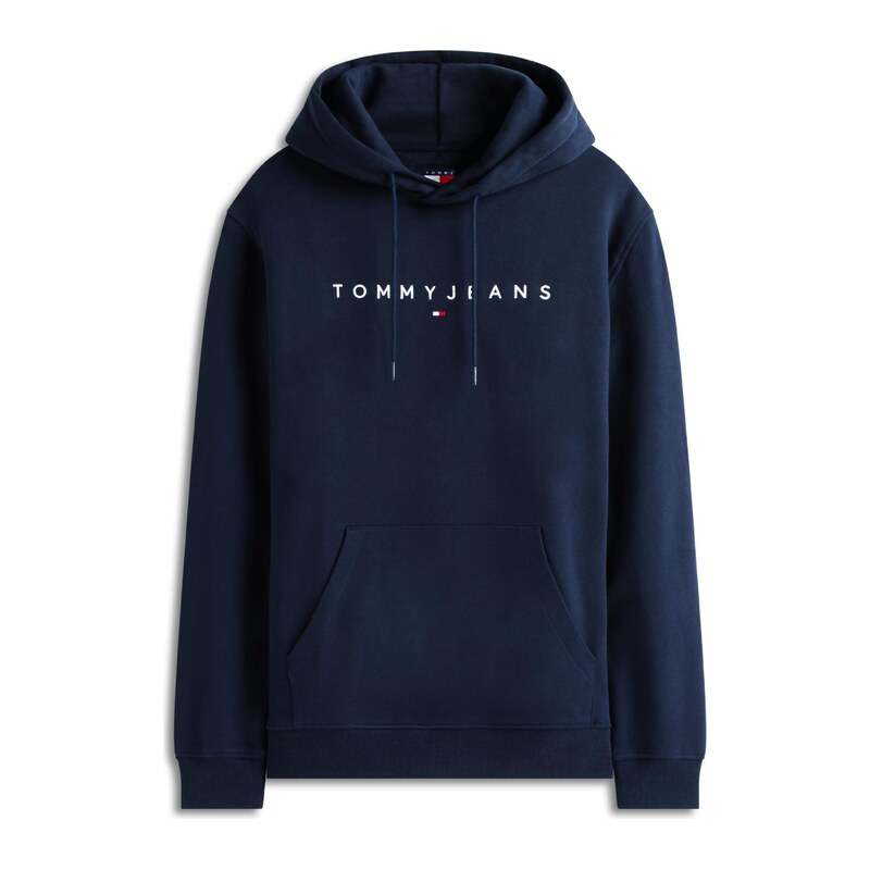 Tommy Jeans Mikina námořnická modř / limetková / červená /