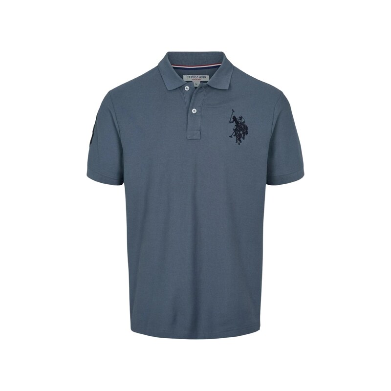 U.S. POLO ASSN. Tričko UMALFREDO námořnická modř / bílá