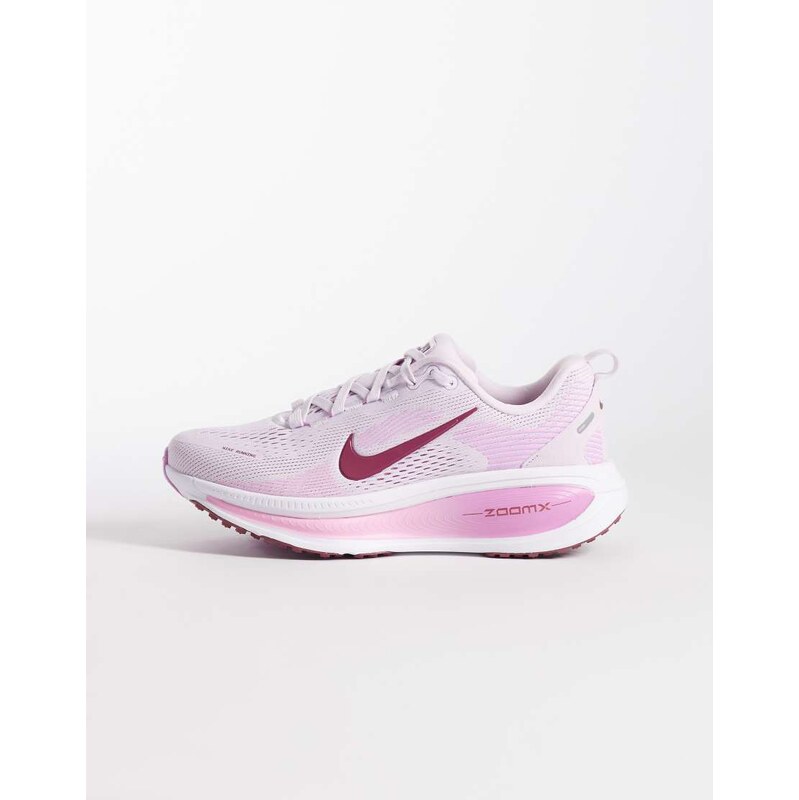 Nike Running Vomero 18 trainers in pink and white