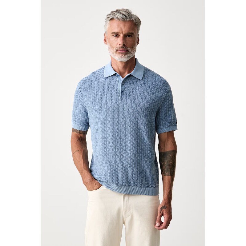 Tommy Hilfiger svetrové polo pánské bavlněné