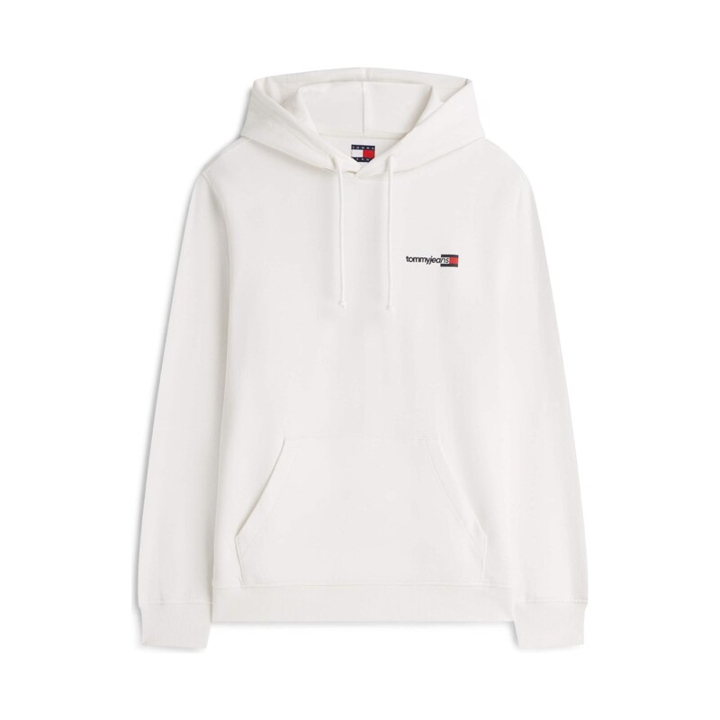 Tommy Jeans Mikina námořnická modř / červená / bílá
