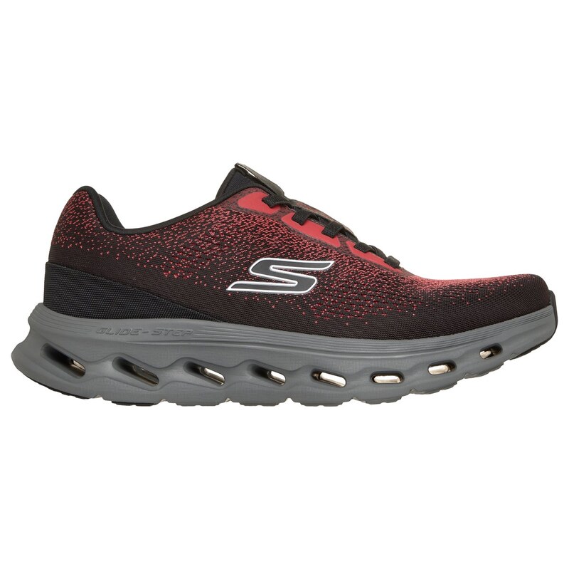 Skechers Muži GO WALK Glide-Step 2.0 - Vic Shoes v Černá/Červené