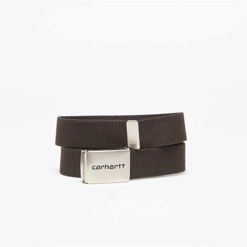 Pásek Carhartt WIP Clip Belt Chrome Tobacco Universal