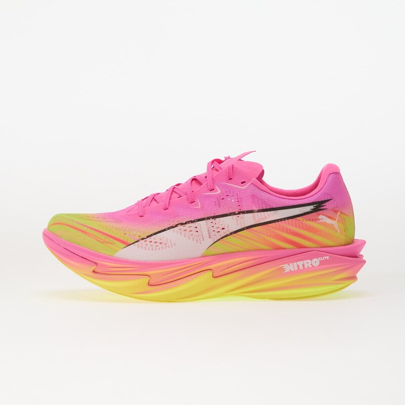 Puma Deviate NITRO Elite 4 ST Poison Pink/ Yellow Alert