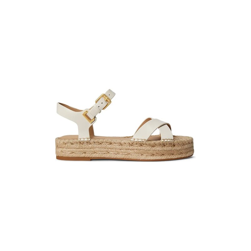 Lauren Ralph Lauren espadrily dámské kožené Emeryn