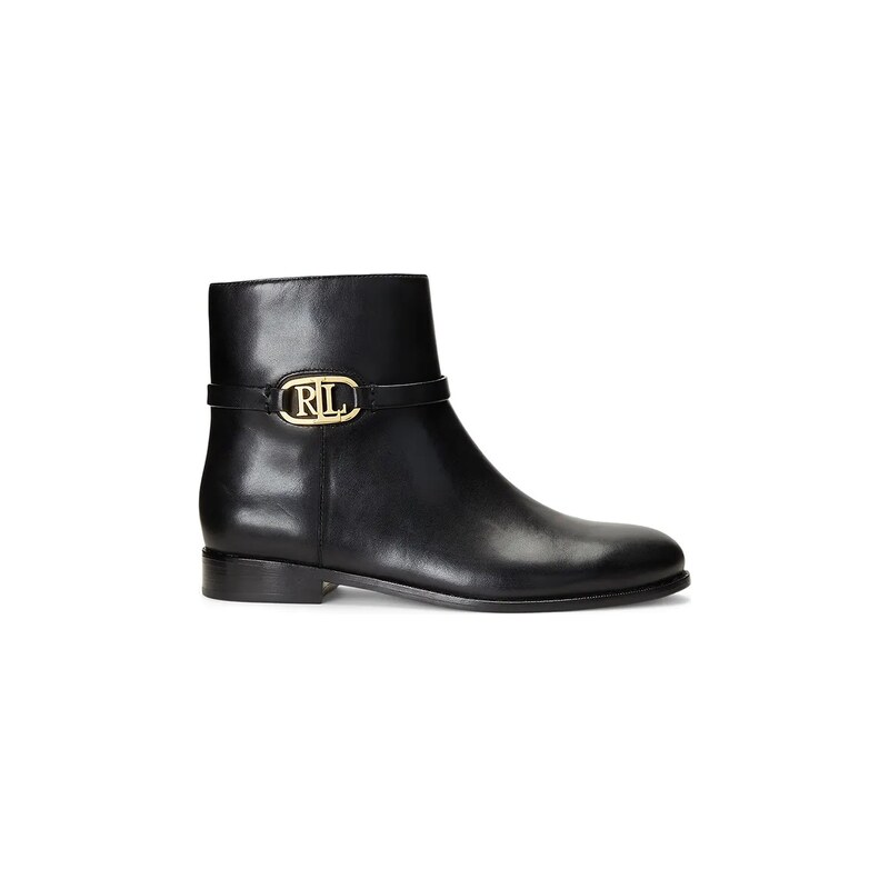 Lauren Ralph Lauren Kožené kotníkové boty Lauren Ralph Lauren