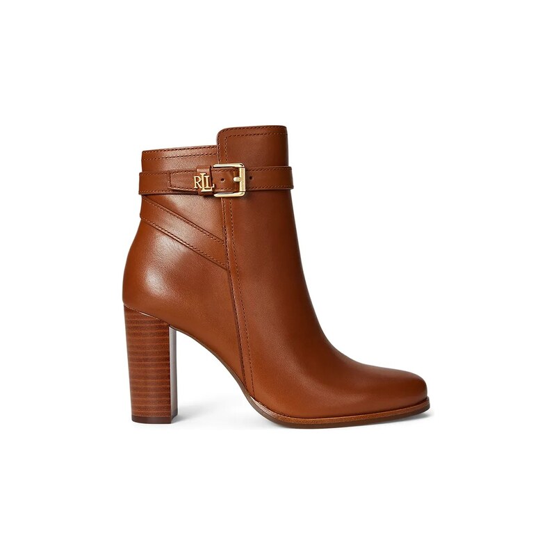 Lauren Ralph Lauren Kožené kotníkové boty Lauren Ralph Lauren