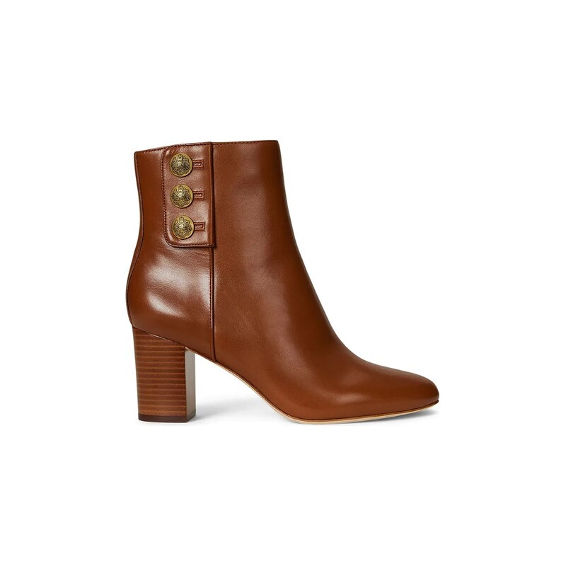 Lauren Ralph Lauren Kožené kotníkové boty Lauren Ralph Lauren
