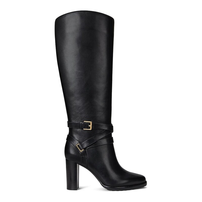 Lauren Ralph Lauren Kožené kozačky Lauren Ralph Lauren Cllns Tl