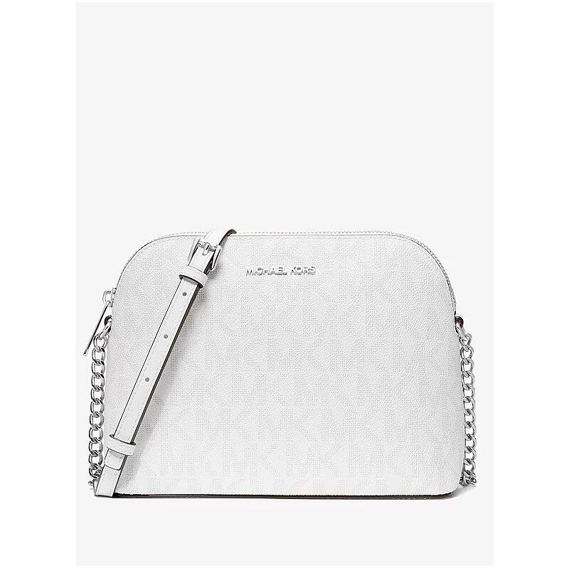 Michael Kors Cindy crossbody kabelka logo bílá
