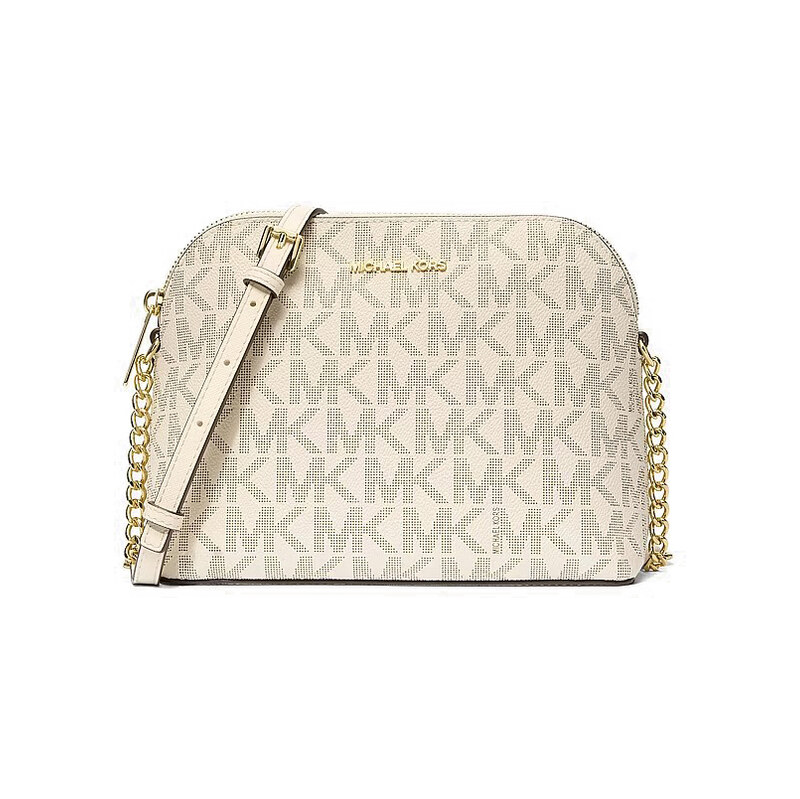 Michael Kors Cindy crossbody kabelka logo krémová