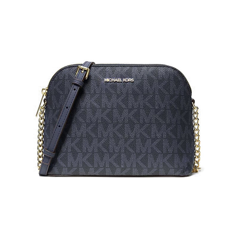 Michael Kors Cindy crossbody kabelka logo modrá