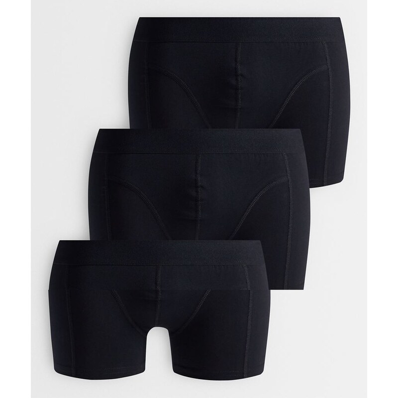 JJ Rebel 3 pack boxers in black