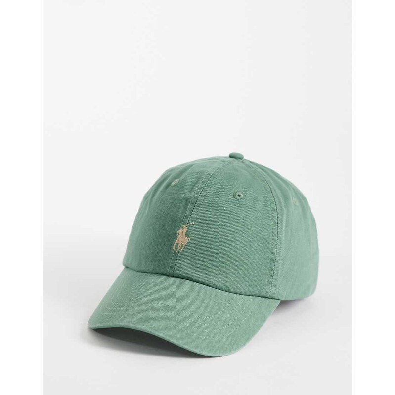 Polo Ralph Lauren icon logo twill baseball cap in light green