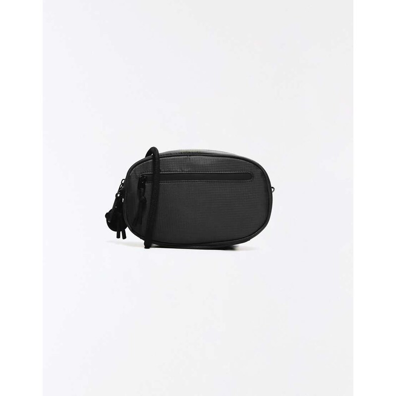 Bershka Technical crossbody bag in black